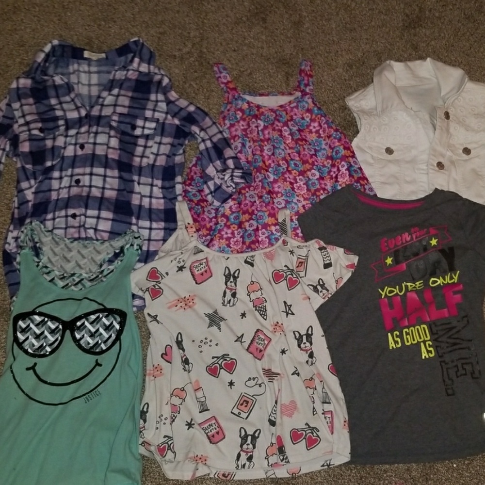 Girls 6 top bundle (size 10-12)